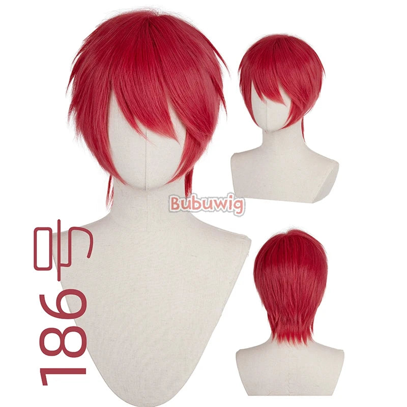 Bubuwig Synthetic Hair Short Straight Cosplay Wig – 70+ Colors, 12 Inch