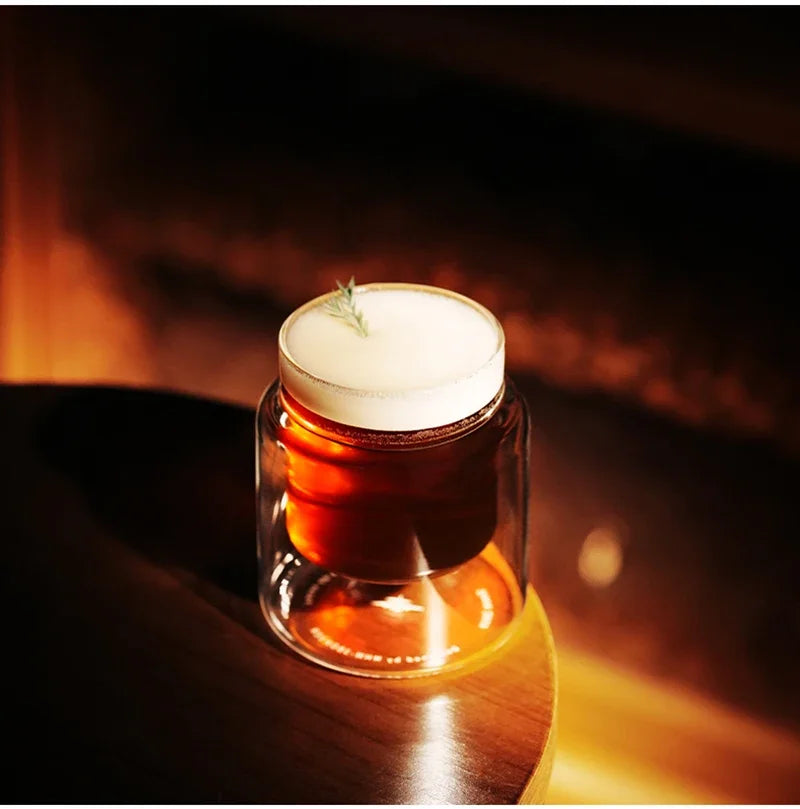 Glass Cup Double Wall Glass Coffee Mugs Borosilicate Glass Espresso Cups Professional Barista Accessories