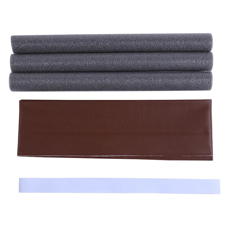Adjustable Door Bottom Seal Strip | PU Leather Weather Blocker & Draft Stopper – Anti-Cold Gap Protector