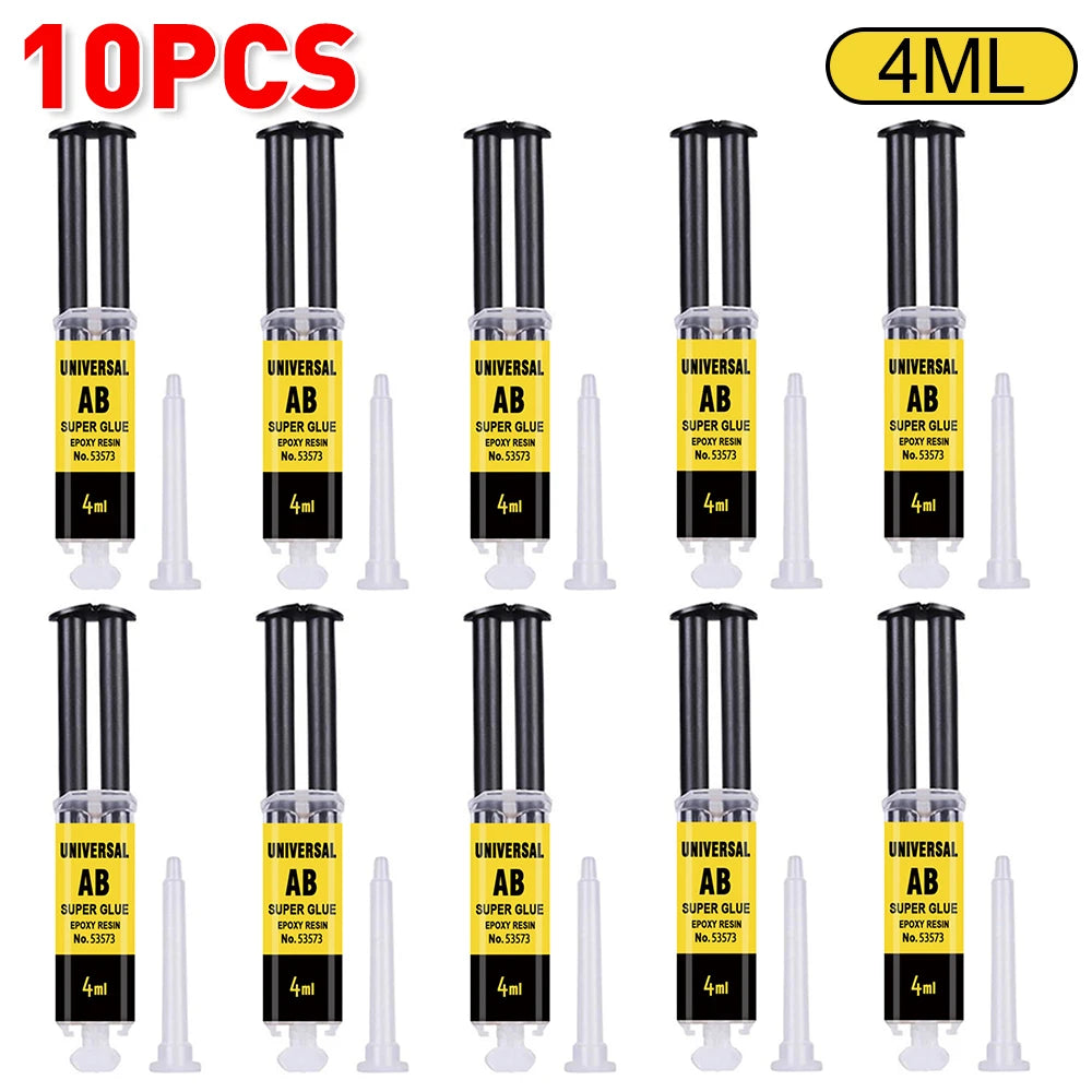 Epoxy Resin AB Glue – Waterproof Fast Adhesive for Wood, Metal & Plastic Repair (4/25ml)
