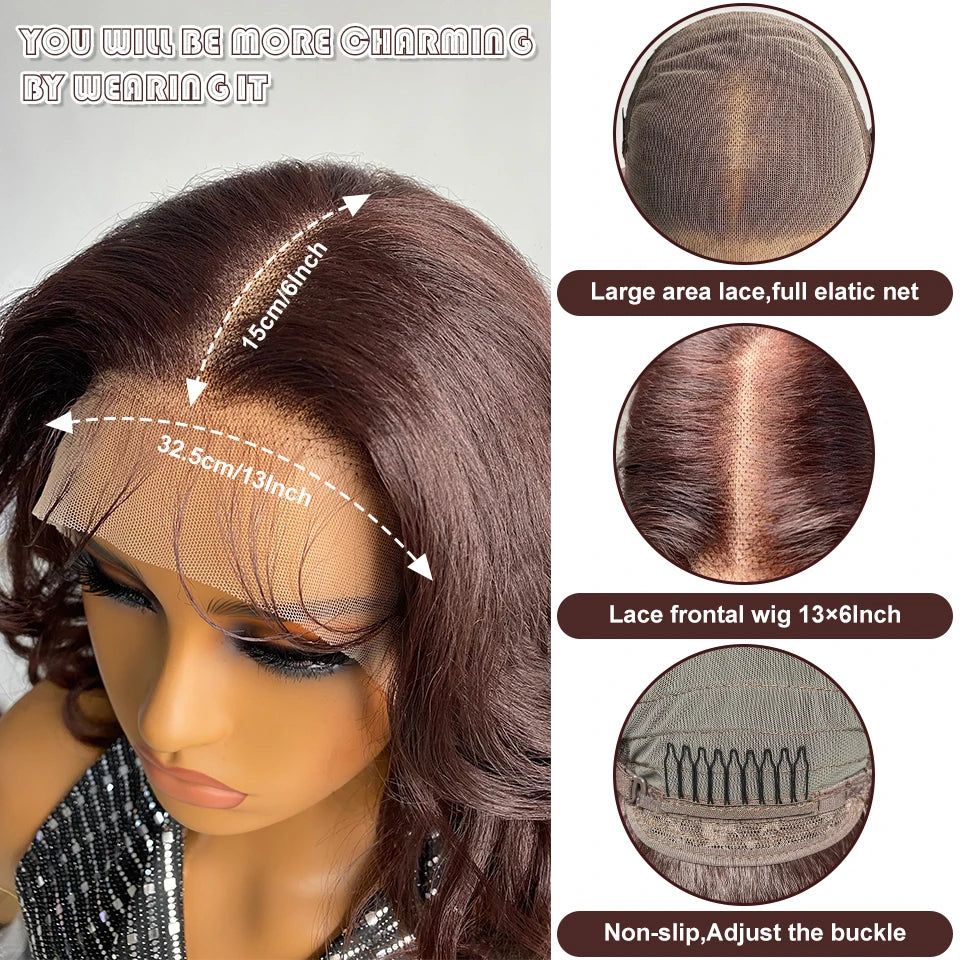 Latisha 13x6 Lace Front Wig – Curly Highlight Synthetic Wig with Baby Hair, 24 Inch Heat-Resistant Fiber