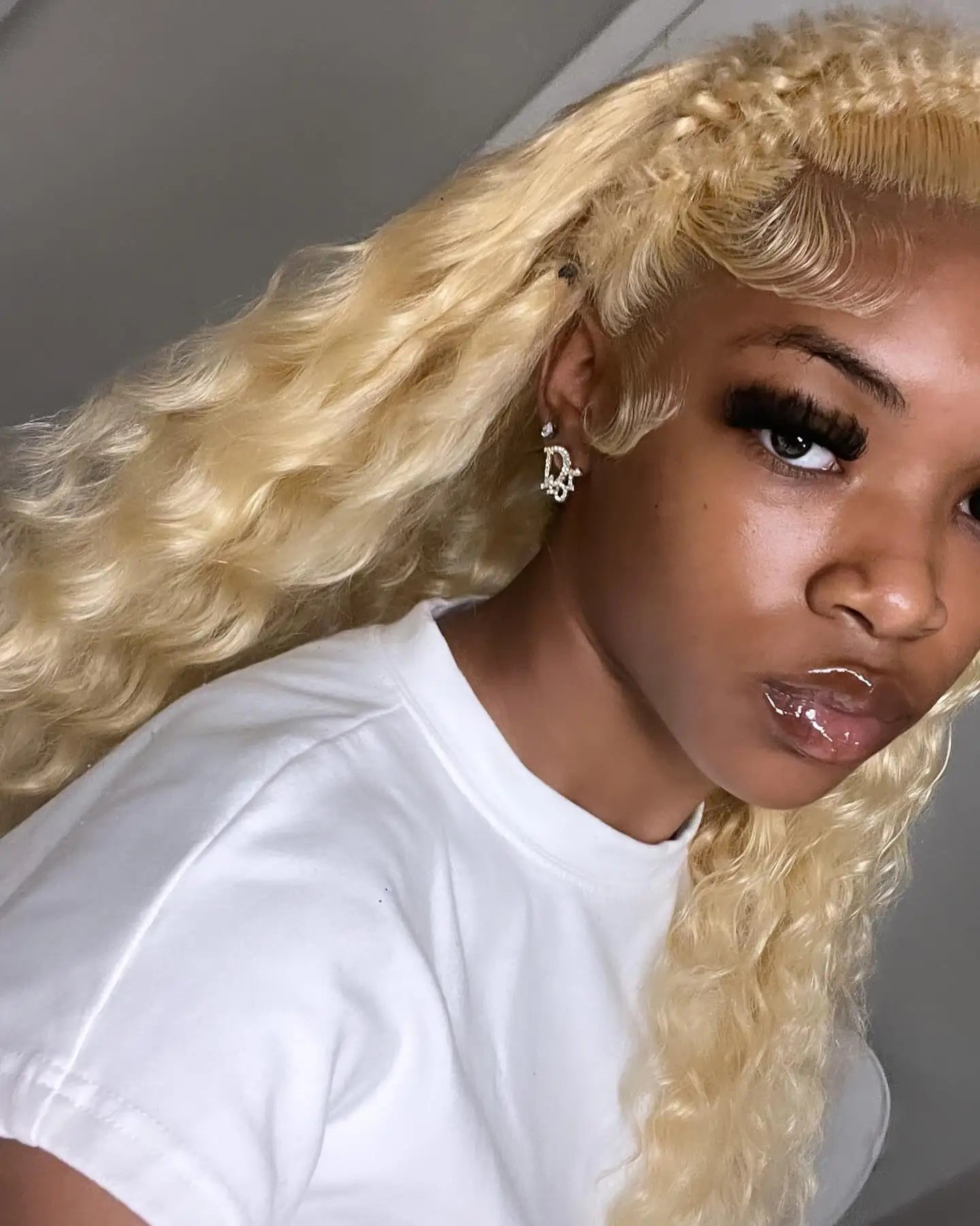 613 Blonde Deep Loose Wave HD Lace Frontal Wig – 13x4 / 13x6 Transparent Human Hair Wig