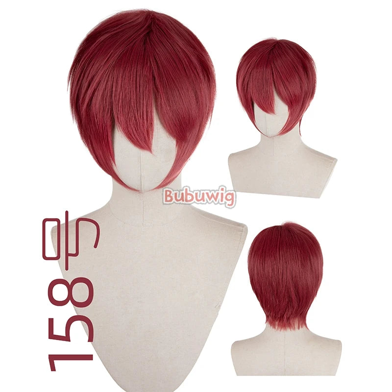 Bubuwig Synthetic Hair Short Straight Cosplay Wig – 70+ Colors, 12 Inch