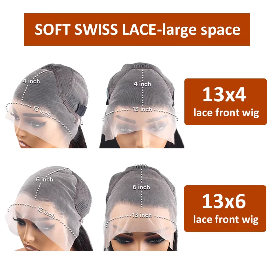 4/27 Highlight Bone Straight HD Lace Front Wig (13x6 / 13x4) – Brazilian Remy Human Hair, Pre-Plucked (30–32")