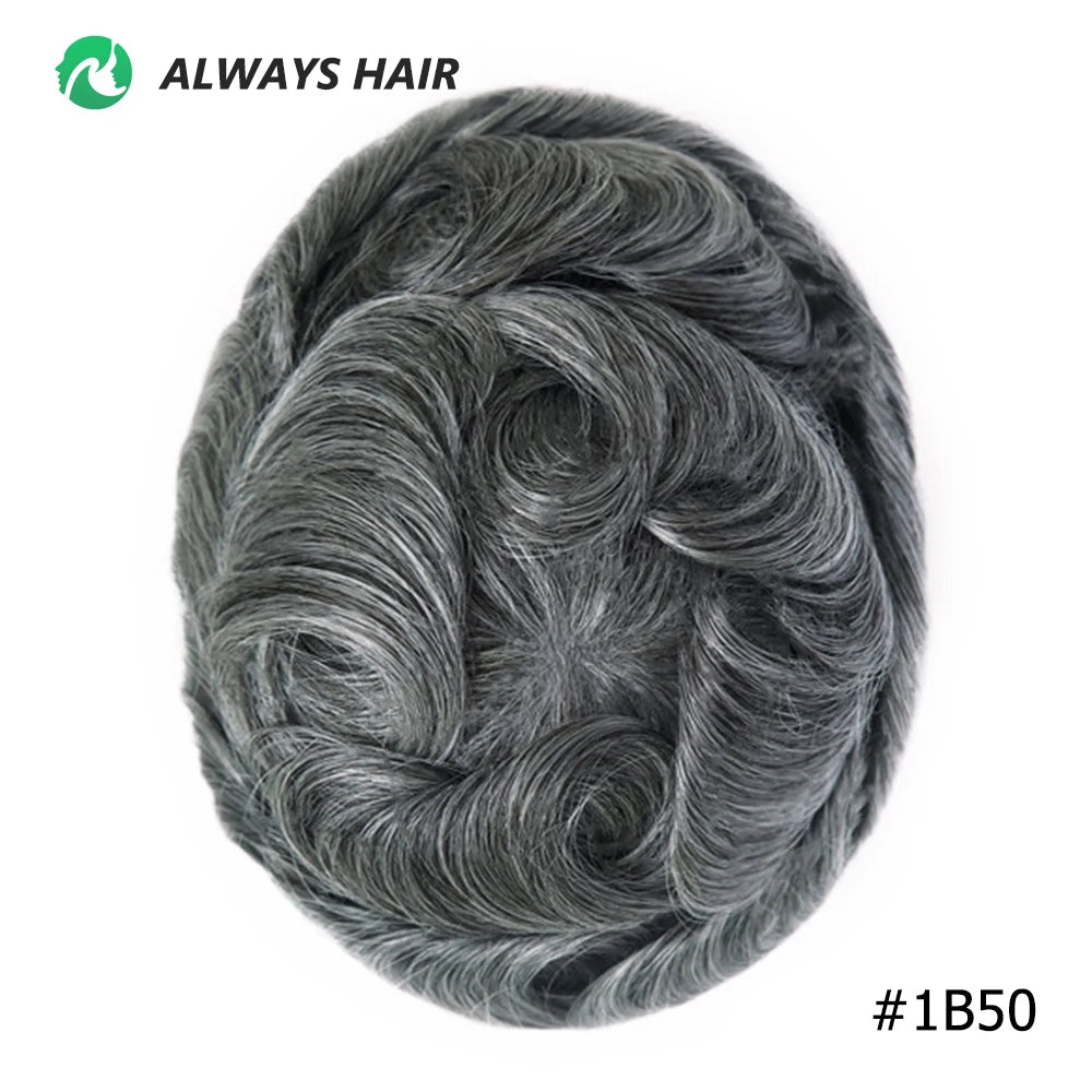 Australia Toupee for Men | French Lace & PU Base Human Hair System