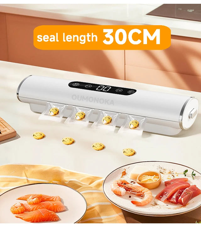 Multi-Mode Electric Food Vacuum Sealer Machine | Freshness Lock for Meat, Vegetables & Sous Vide – 30cm Seal Length