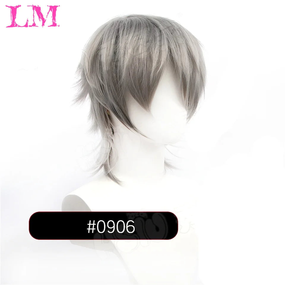 Wolf Cut Synthetic Wig with Bangs – Choppy Layered Style for Men & Women