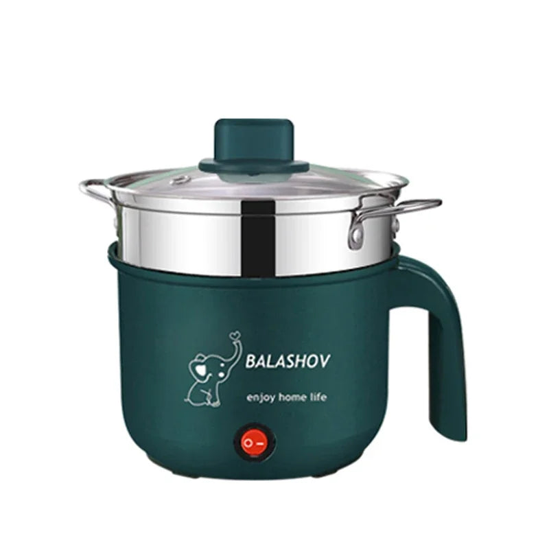 Mini Electric Cooker – Compact Non-stick Hot Pot for Cozy Home & Dorm Meals (110/220V)
