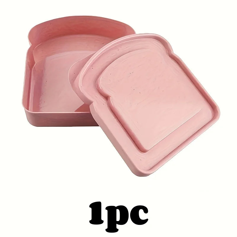 Reusable Bento Sandwich Box – BPA-Free Stackable Lunch Container with Lid