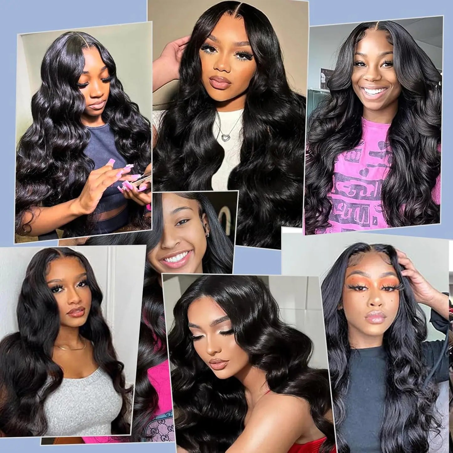 12A Brazilian Body Wave Raw Human Hair Bundles (30–40 Inch) – Wet & Wavy Remy Weave Extensions
