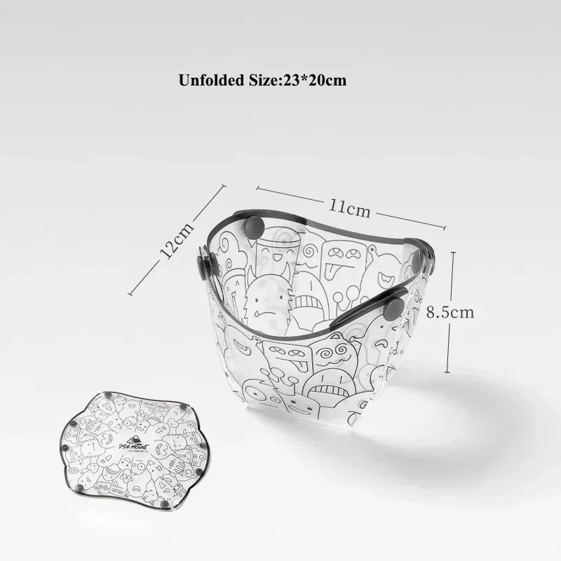 Outdoor Folding Tableware Set – Portable Bowl, Plate & Cup for Camping