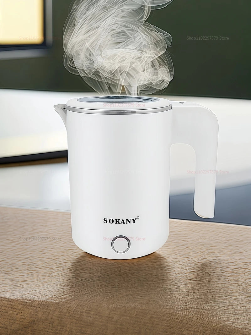 Smart Travel Electric Kettle 500ML – Portable Stainless Steel Water Boiler for Tea & Coffee