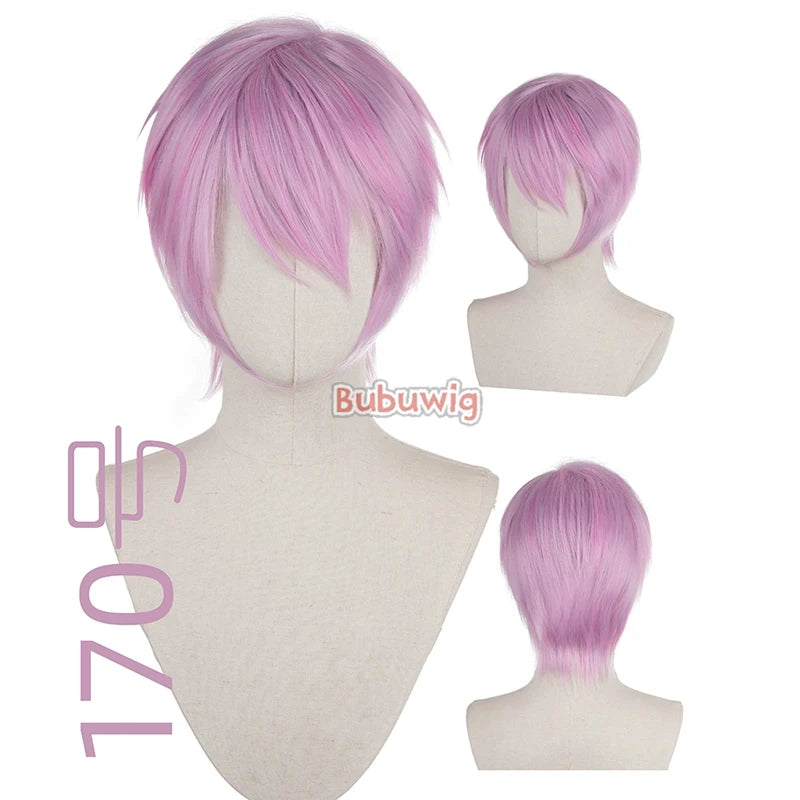 Bubuwig Synthetic Hair Short Straight Cosplay Wig – 70+ Colors, 12 Inch