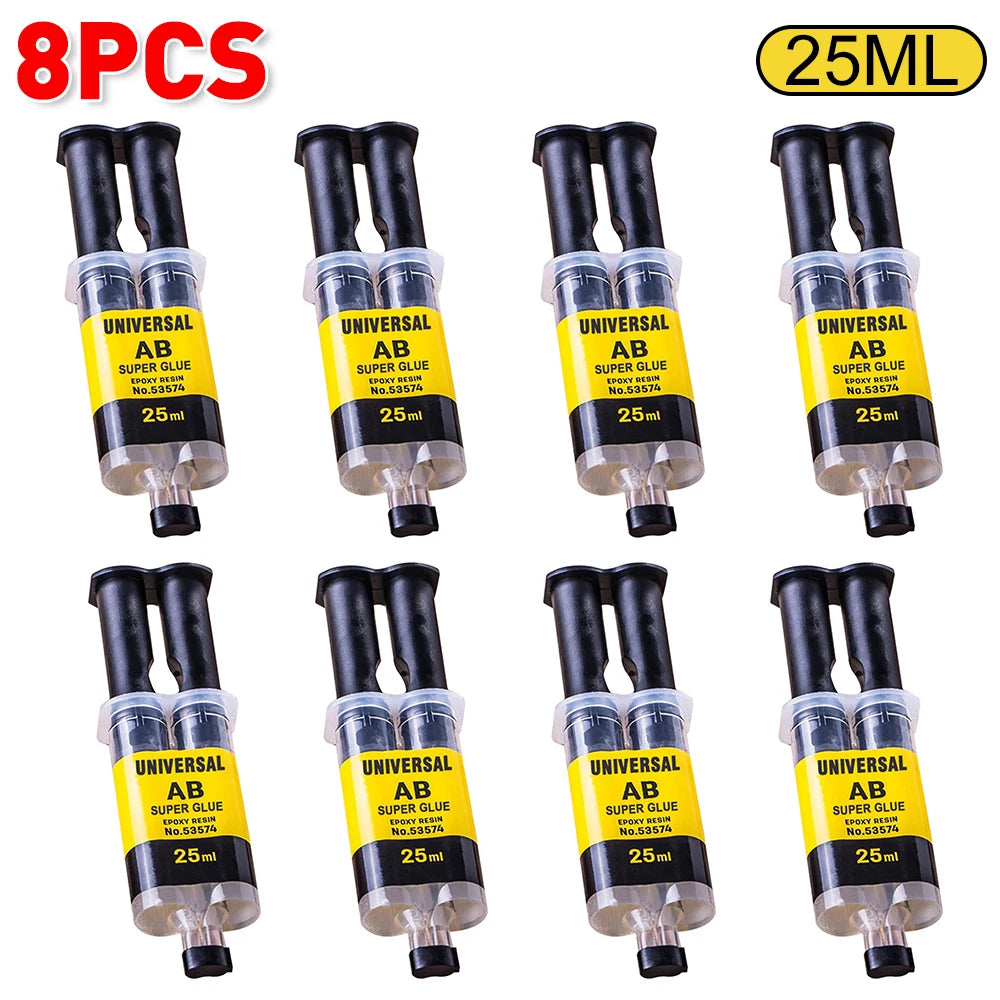 Epoxy Resin AB Glue – Waterproof Fast Adhesive for Wood, Metal & Plastic Repair (4/25ml)