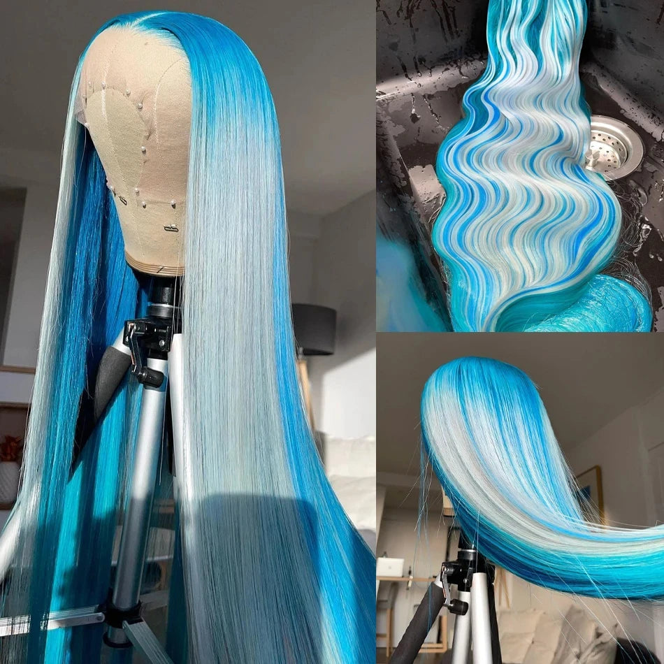 WeWave 613 Blonde Bone Straight 13x6 HD Transparent Lace Front Wig (Brazilian Remy Human Hair)