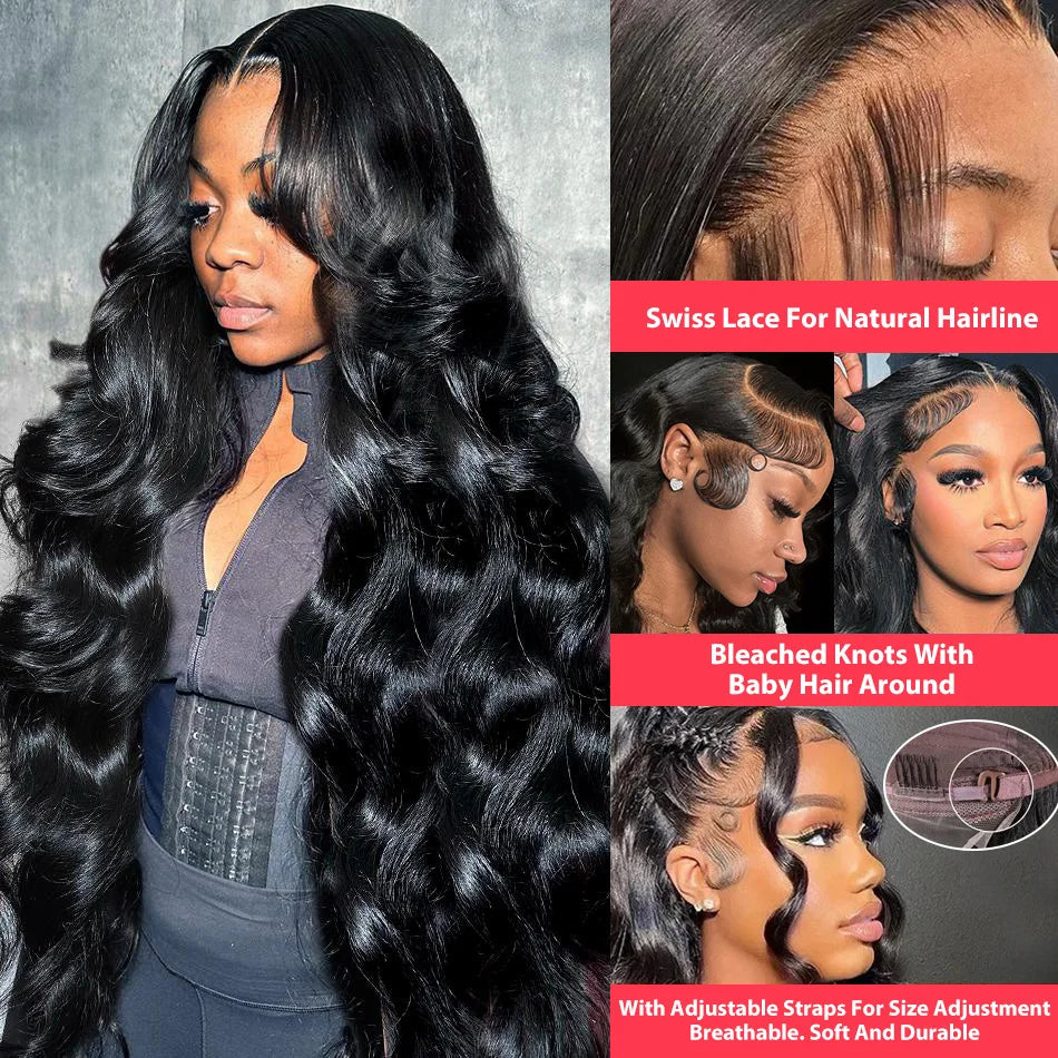 Wear & Go HD 13x6 Body Wave Lace Front Human Hair Wig (Glueless) | 30–40"