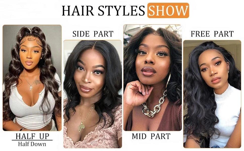 220% Density Body Wave Short Bob 13x4 HD Transparent Lace Front Human Hair Wig (1B Natural Black) – Pre-Plucked