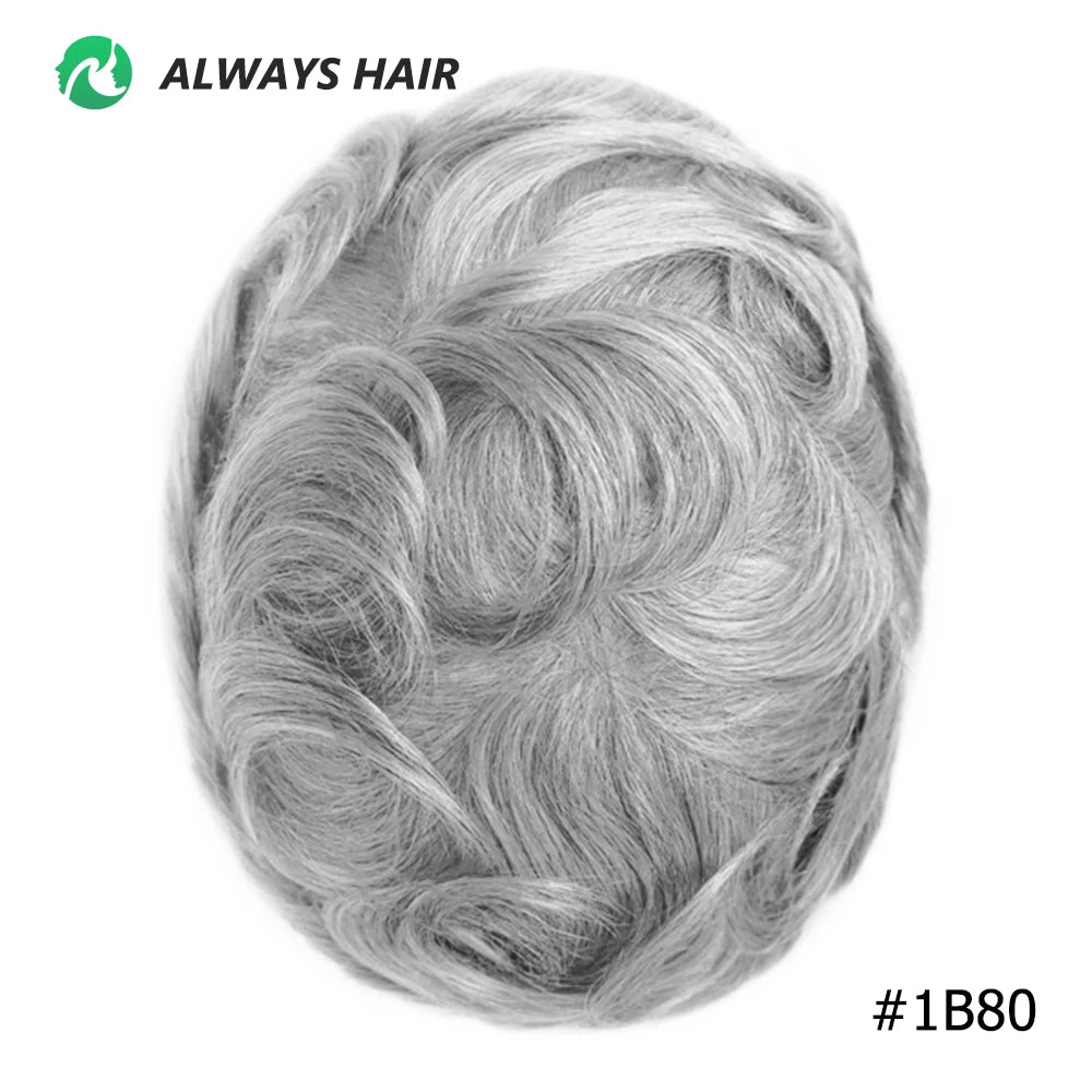 Australia Toupee for Men | French Lace & PU Base Human Hair System