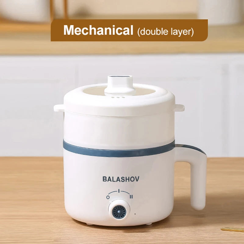 Smart Mini Electric Rice Cooker (0.8L) — Compact MultiCooker for 1–2 People, Non-Stick & Auto Shut-Off