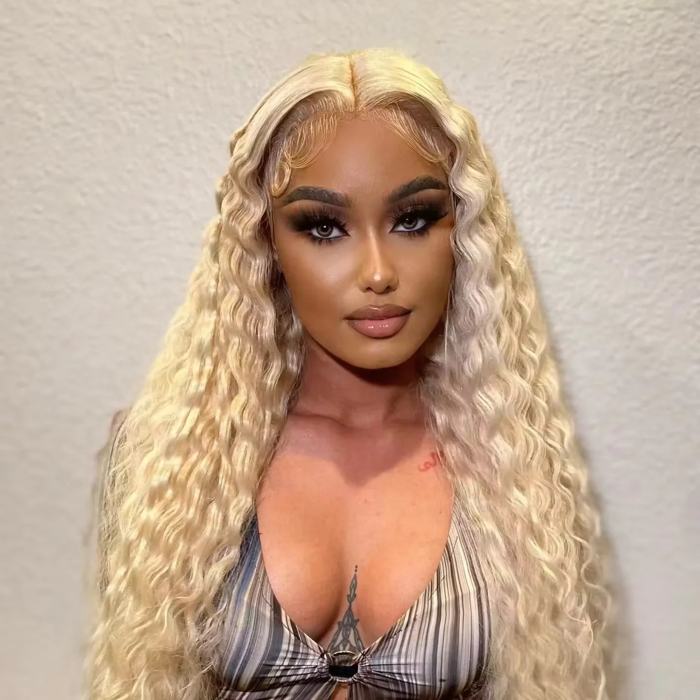 613 Blonde Deep Loose Wave HD Lace Frontal Wig – 13x4 / 13x6 Transparent Human Hair Wig