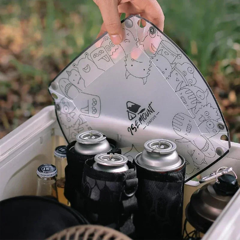 Outdoor Folding Tableware Set – Portable Bowl, Plate & Cup for Camping