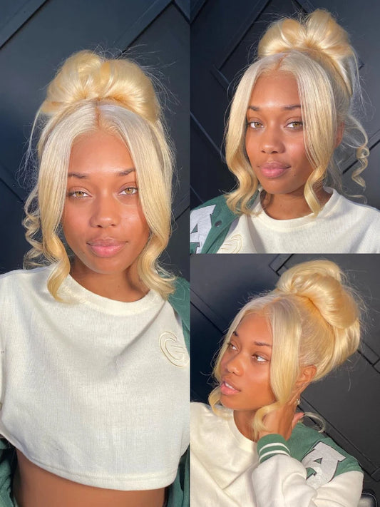 #613 HD Lace Front Wig | 13x4 / 13x6 / 360 Lace | Honey Blonde Brazilian Body Wave Human Hair Wig