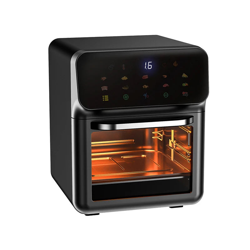 Smart 10L Oil-Free Air Fryer Oven — 360° Hot Air Convection for Healthy, Crisp Cooking