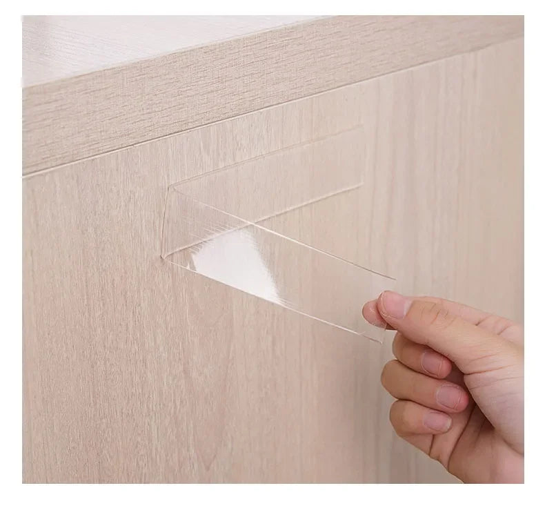 Ultra-Strong Double Sided Nano Tape – Waterproof Reusable Transparent Adhesive Tape for Home & Office