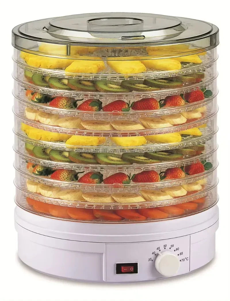 8-Layer Electric Food Dehydrator — Healthy Drying for Fruits, Veggies & Snacks
