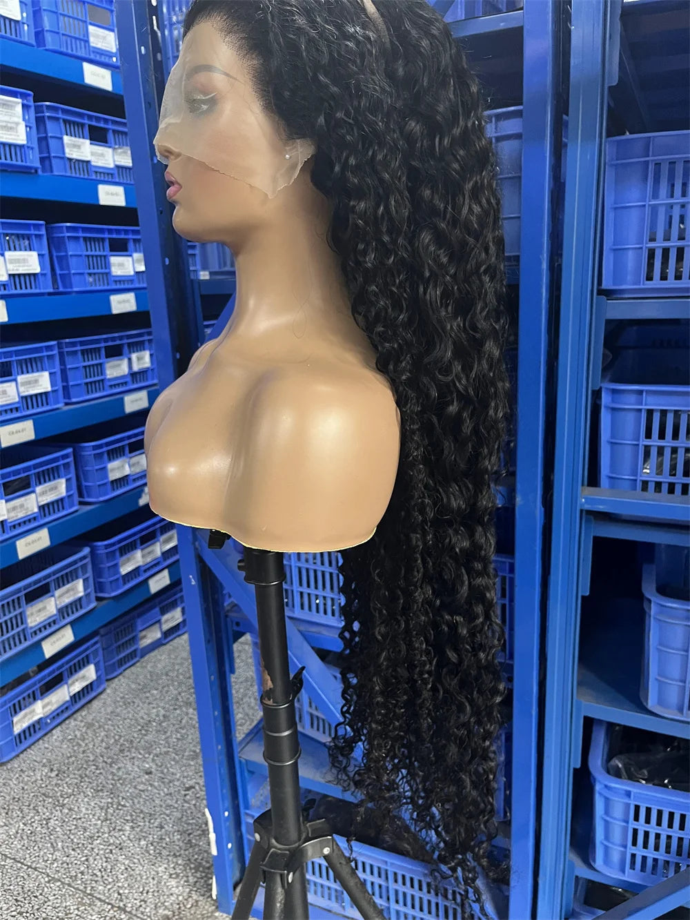 40 & 46 Inch Water Wave Deep Wave Lace Front Wig – 13x6 HD Lace, 7x5 Glueless, 300% Density