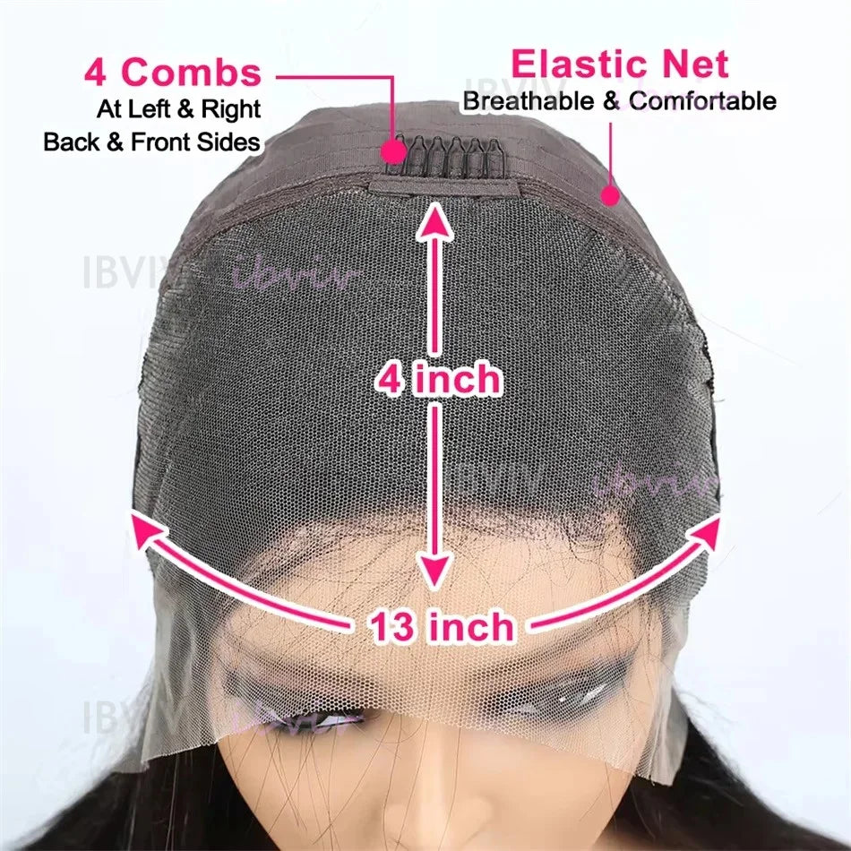 Kinky Curly 13x4 Lace Front Wig 250% Density – Vietnamese Raw Human Hair, Natural Wet & Wavy Look
