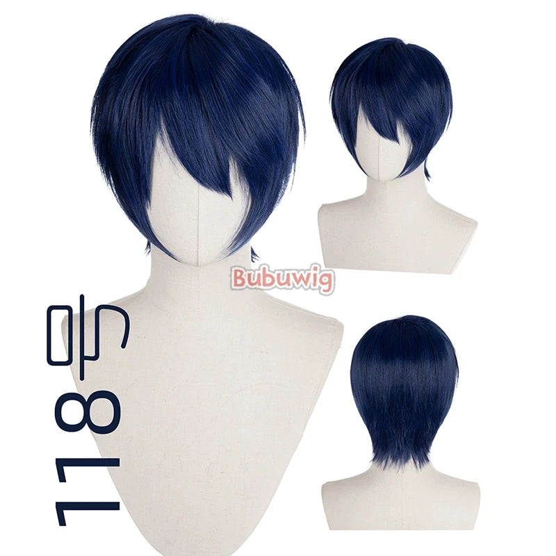 Bubuwig Synthetic Hair Short Straight Cosplay Wig – 70+ Colors, 12 Inch