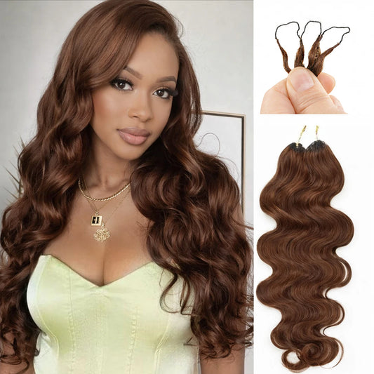 Body Wave Crochet Hair Extensions – Virgin Human Hair Pre-Separated Miracle Knot Braids