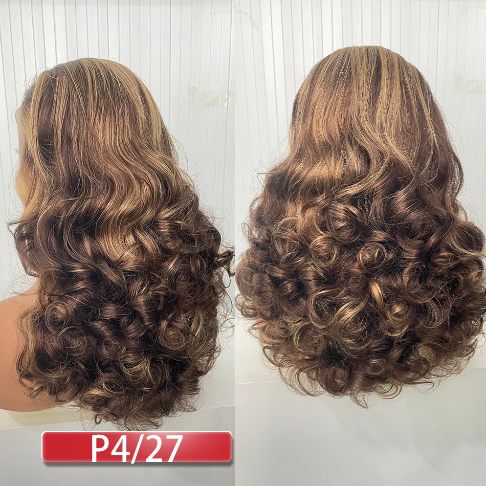 Glueless Loose Wave Human Hair Wig 13x4 HD Transparent Lace · 250% Density · 18–24 Inch