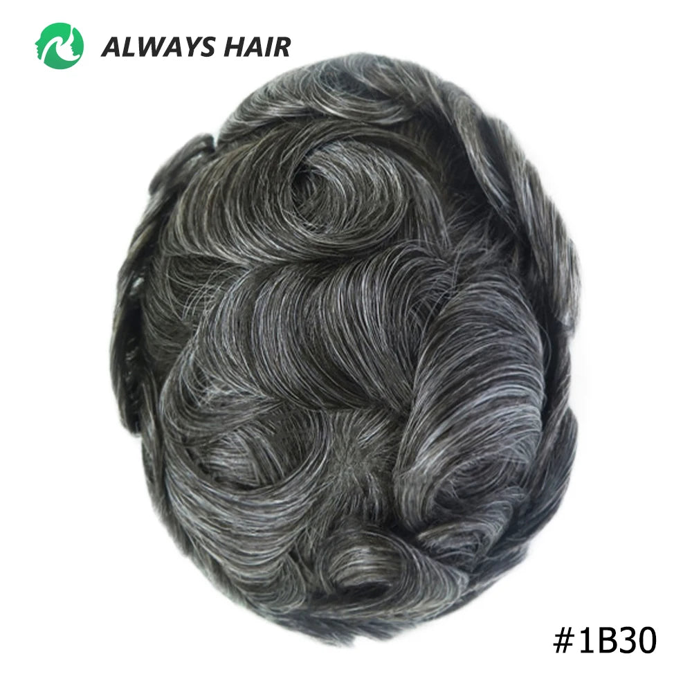 Australia Toupee for Men | French Lace & PU Base Human Hair System