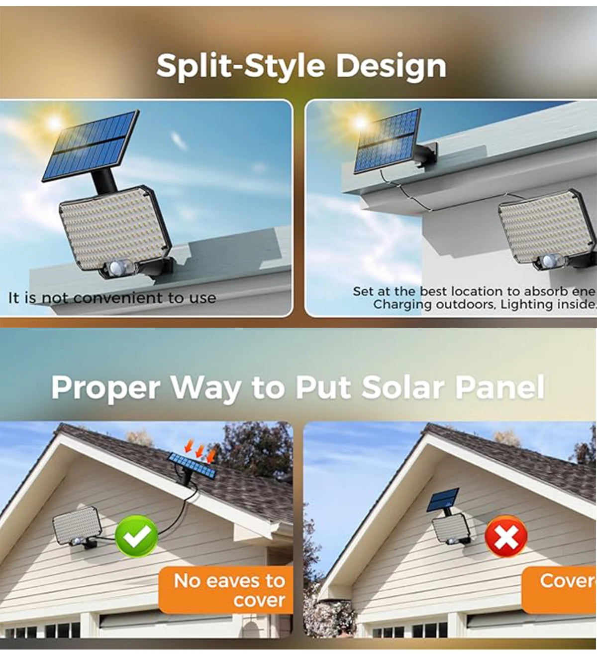 234LED Solar Motion Sensor Flood Light with Remote | IP65 Waterproof Outdoor Security Light for Garden, Wall & Driveway