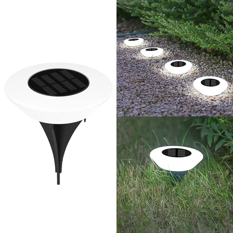 Solar Ground Lights 14LED | Waterproof Outdoor Pathway & Garden Landscape Lights – 1/4 Pack