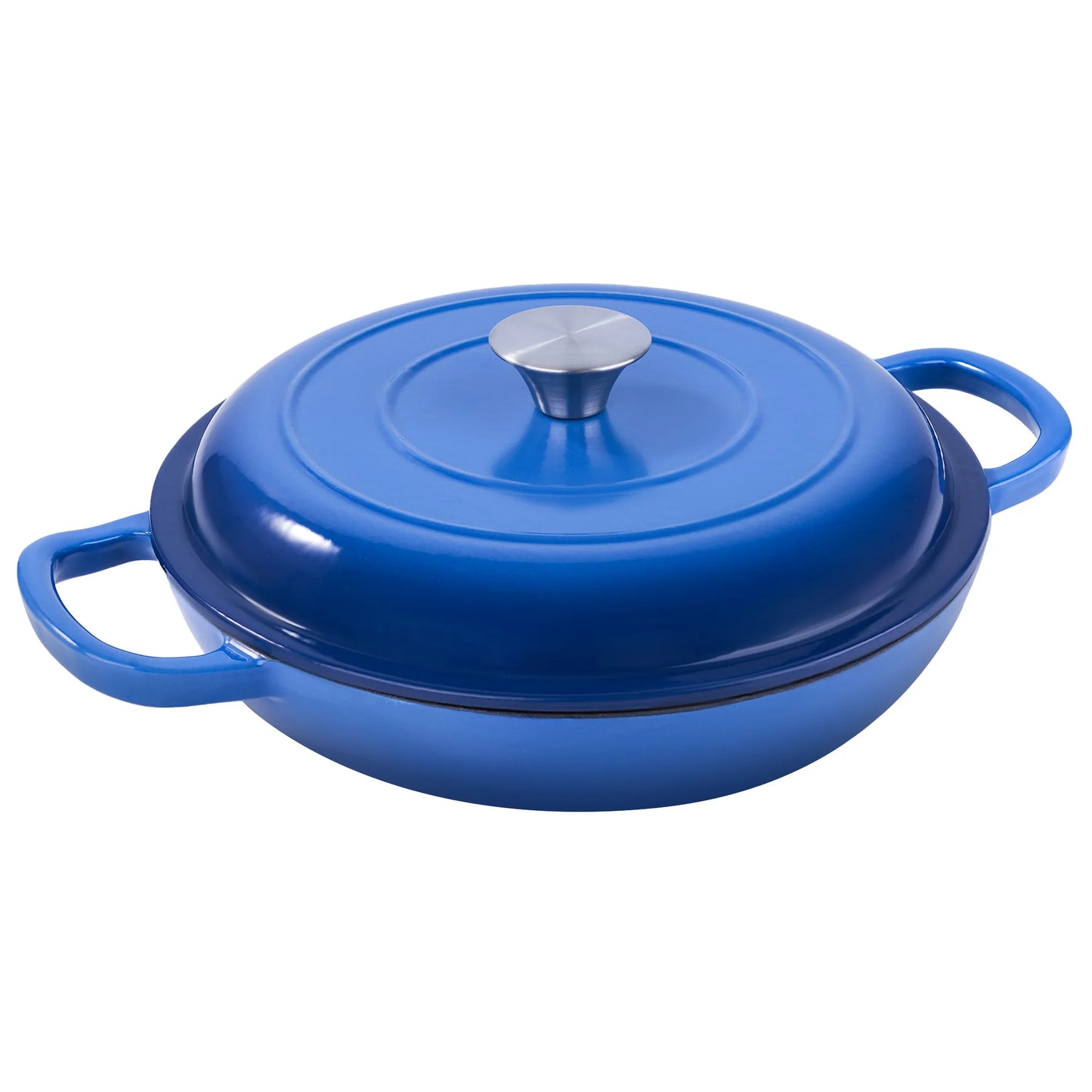 3QT Enamel Cast Iron Dutch Oven – Nonstick, Oven Safe up to 500°F