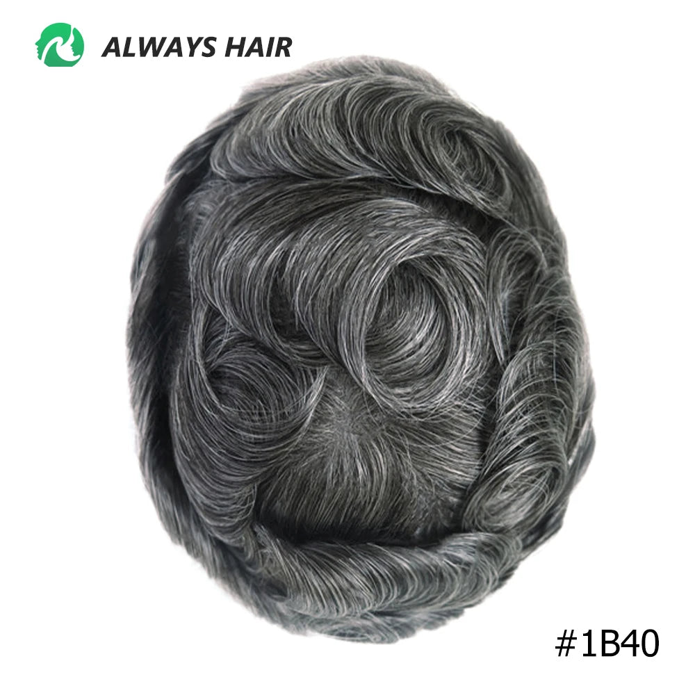 Australia Toupee for Men | French Lace & PU Base Human Hair System