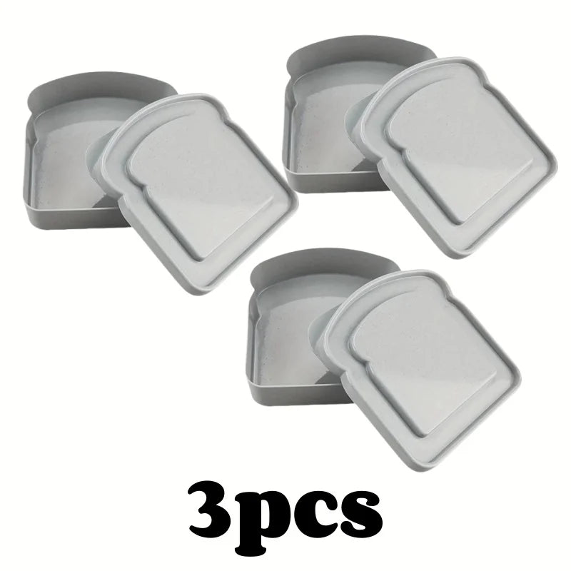 Reusable Bento Sandwich Box – BPA-Free Stackable Lunch Container with Lid