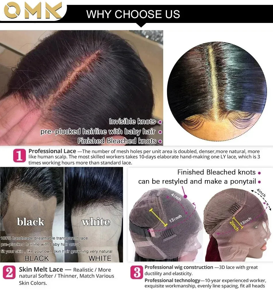 Honey Blonde Highlight Kinky Curly HD Lace Front Human Hair Wig (13x6, 30")