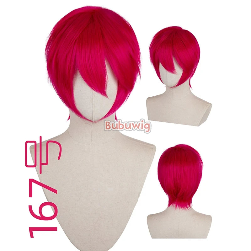 Bubuwig Synthetic Hair Short Straight Cosplay Wig – 70+ Colors, 12 Inch
