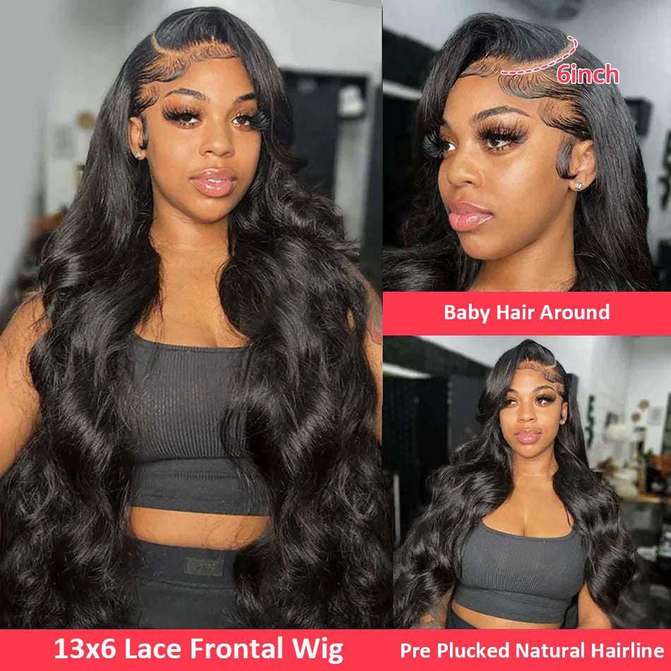 Wear & Go HD 13x6 Body Wave Lace Front Human Hair Wig (Glueless) | 30–40"
