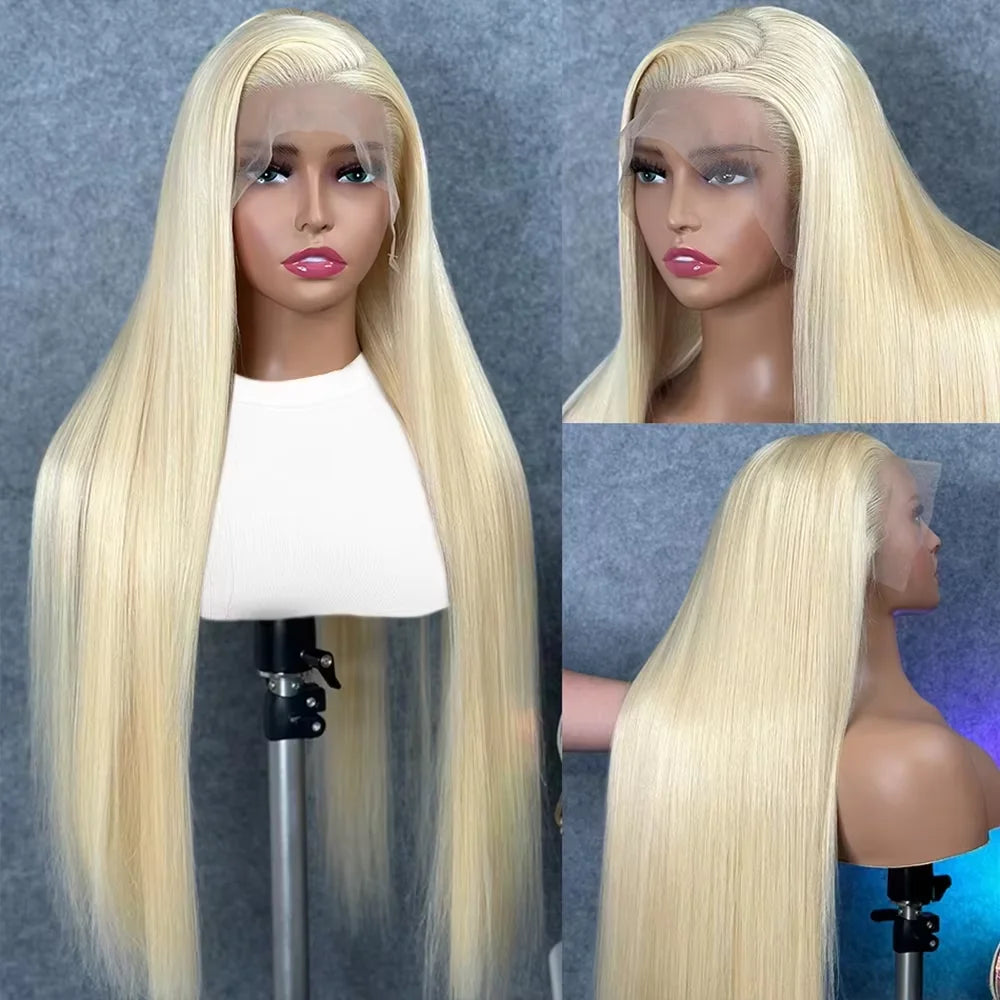 613 Blonde Straight 13x6 HD Lace Front Virgin Brazilian Human Hair Wig