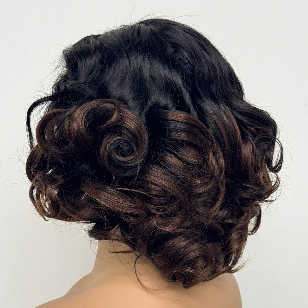 250% Density 5x5 Lace Closure Short Loose Bouncy Wig – 100% Virgin Vietnamese Human Hair (4–16 inch)