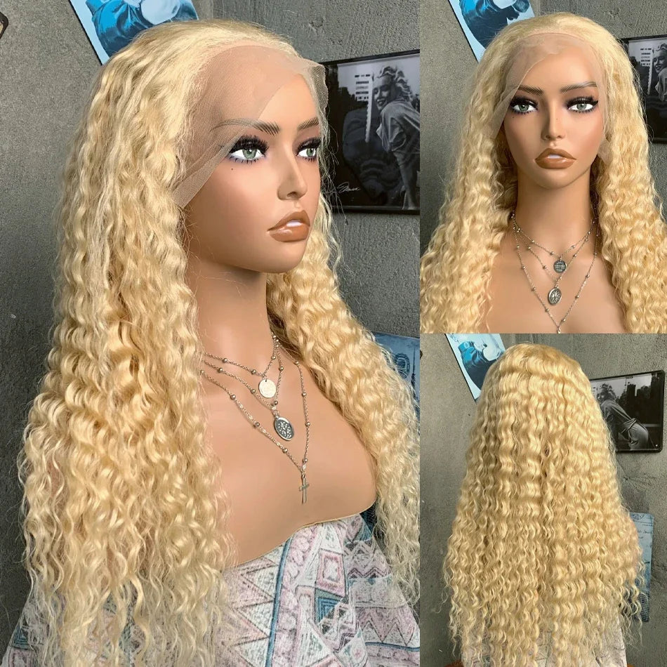 30 Inch 613 Deep Wave Lace Frontal Wig – HD Transparent 13x6 / 13x4, Pre-Plucked, 250% Density