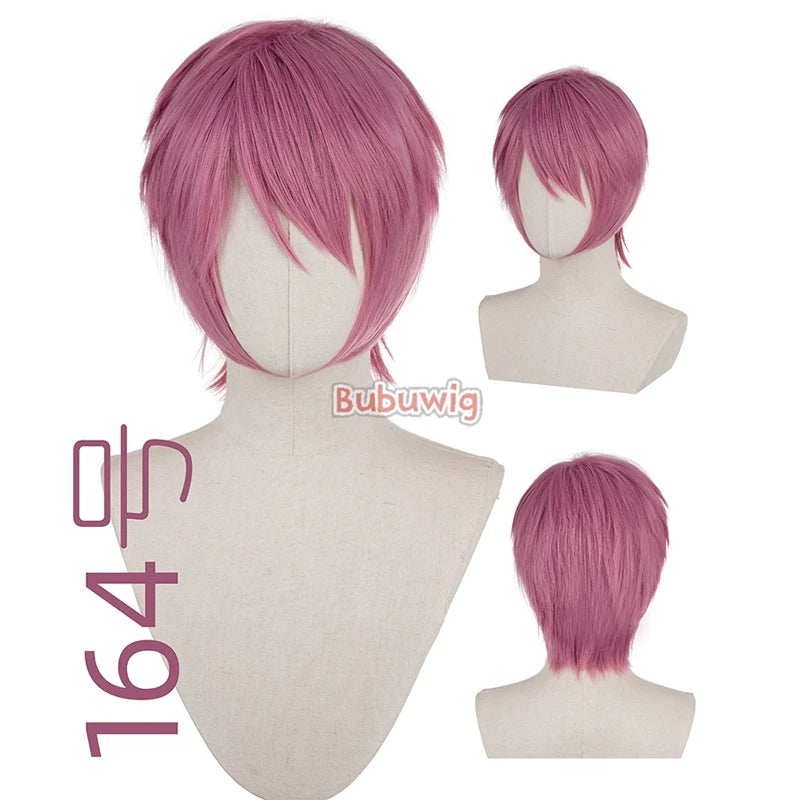 Bubuwig Synthetic Hair Short Straight Cosplay Wig – 70+ Colors, 12 Inch