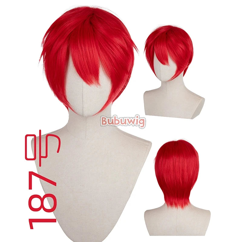 Bubuwig Synthetic Hair Short Straight Cosplay Wig – 70+ Colors, 12 Inch