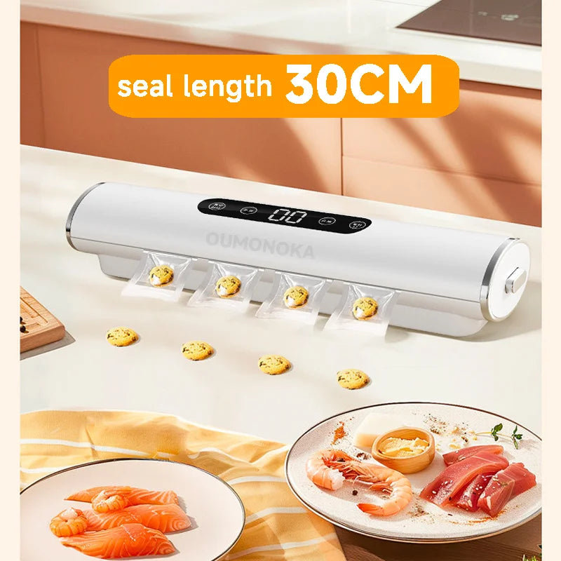 Multi-Mode Electric Food Vacuum Sealer Machine | Freshness Lock for Meat, Vegetables & Sous Vide – 30cm Seal Length