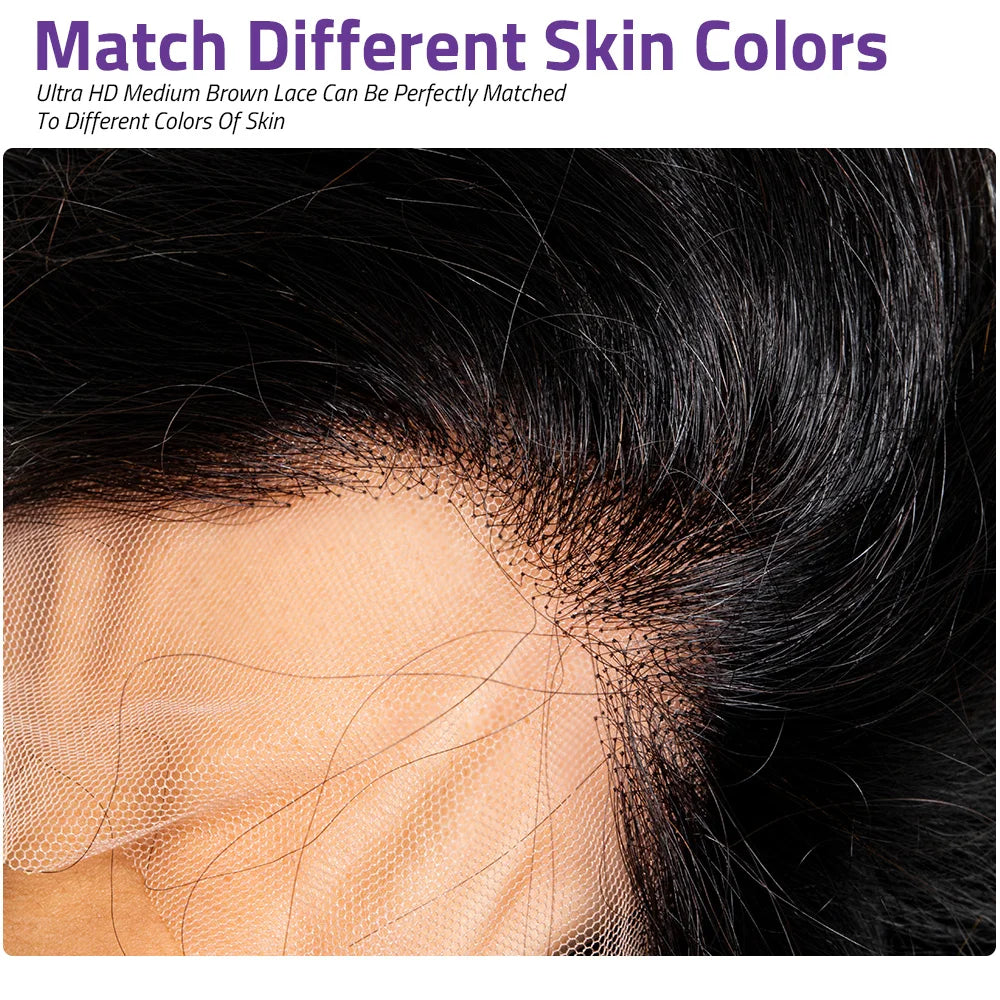 38 Inch Deep Wave 13x6 Lace Front Human Hair Wig (5x5 Closure, 360 Lace, 200% Density, Brazilian Remy)